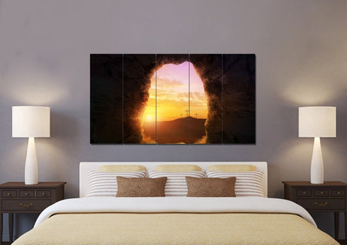 The Cross from Jesus' Burial Tomb #2 Wall Art