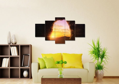 The Cross from Jesus' Burial Tomb #2 Wall Art