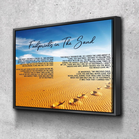 The Desert #8 Footprints in the Sand Wall Art & Decor
