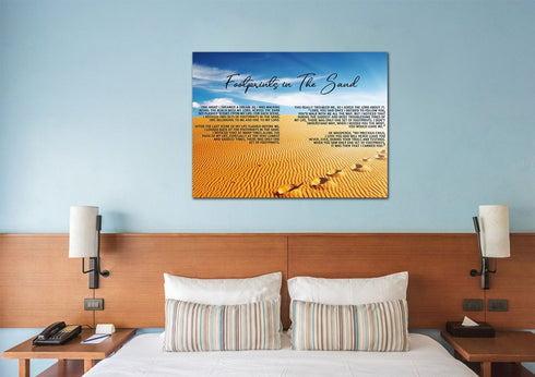 The Desert #8 Footprints in the Sand Wall Art & Decor