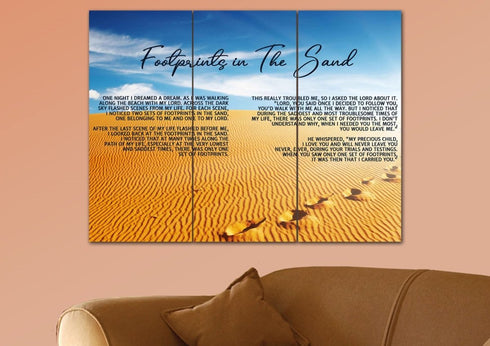 The Desert #8 Footprints in the Sand Wall Art & Decor