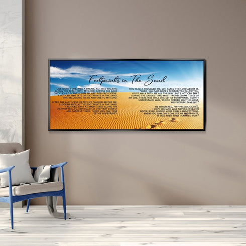 The Desert #8 Footprints in the Sand Wall Art & Decor