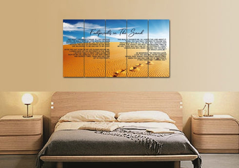 The Desert #8 Footprints in the Sand Wall Art & Decor