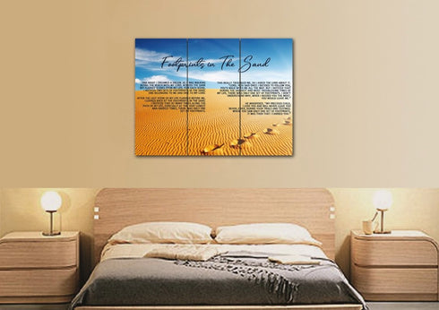 The Desert #8 Footprints in the Sand Wall Art & Decor