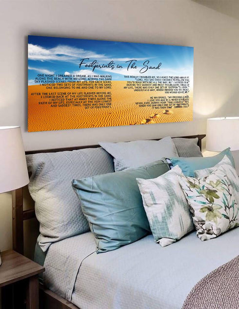 The Desert #8 Footprints in the Sand Wall Art & Decor