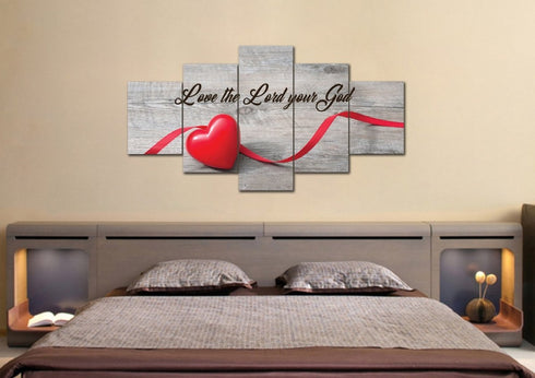 The Ribbon #2 Love the Lord your God Wall Art