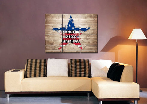 The Star #1 American Flag Patriotic Wall Art