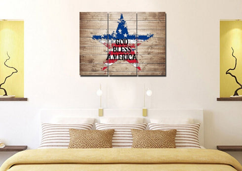 The Star #1 American Flag Patriotic Wall Art
