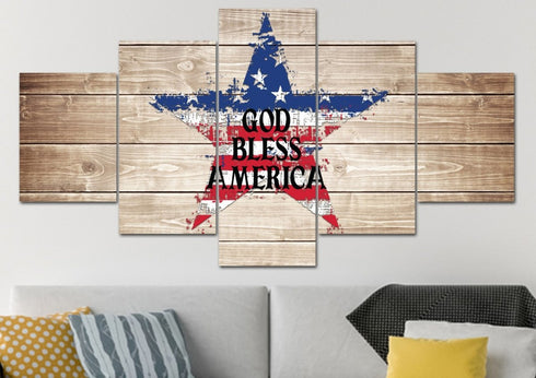 The Star #1 American Flag Patriotic Wall Art