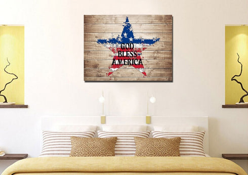 The Star #1 American Flag Patriotic Wall Art