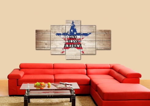 The Star #1 American Flag Patriotic Wall Art