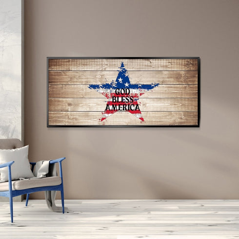 The Star #1 American Flag Patriotic Wall Art