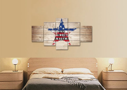 The Star #1 American Flag Patriotic Wall Art