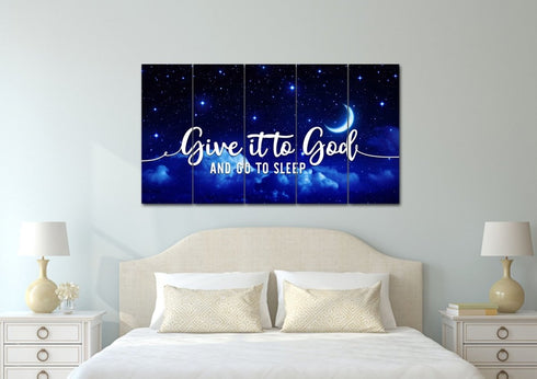 The Stars #2 Give it to God and Go to Sleep Sign, Wall Art & Decor