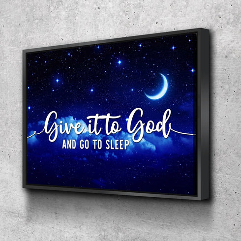 The Stars #2 Give it to God and Go to Sleep Sign, Wall Art & Decor