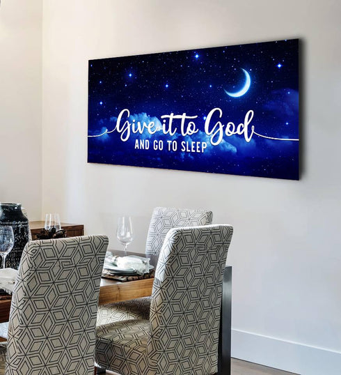 The Stars #2 Give it to God and Go to Sleep Sign, Wall Art & Decor