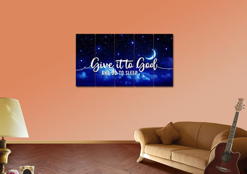 The Stars #2 Give it to God and Go to Sleep Sign, Wall Art & Decor