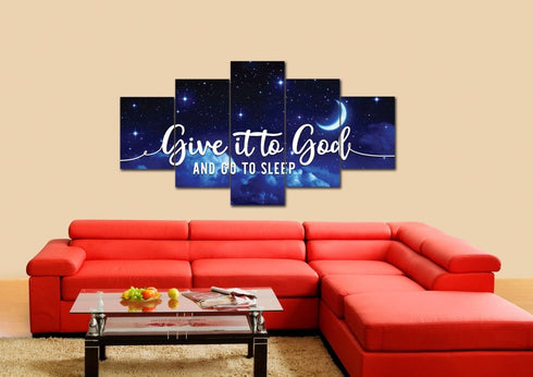The Stars #2 Give it to God and Go to Sleep Sign, Wall Art & Decor