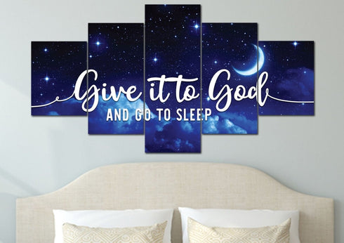 The Stars #2 Give it to God and Go to Sleep Sign, Wall Art & Decor