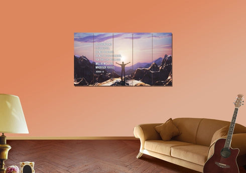 The Summit #10 Joshua 1:9 Be Strong and Courageous Wall Art