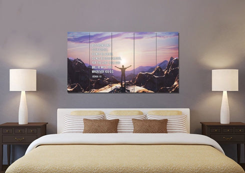 The Summit #10 Joshua 1:9 Be Strong and Courageous Wall Art