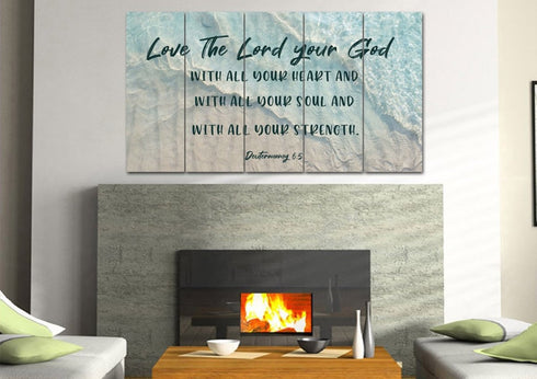 The Tide #10 Love the Lord your God Wall Art