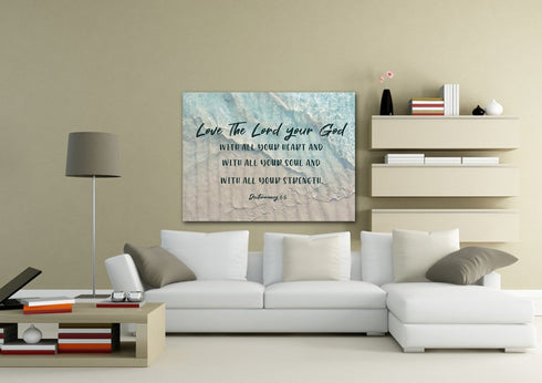 The Tide #10 Love the Lord your God Wall Art