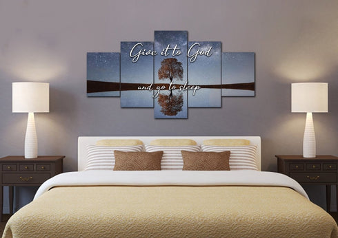 The Tree #3 Give it to God and Go to Sleep Sign, Wall Art & Decor