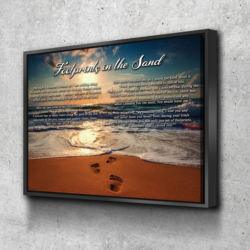 To Water #11 Footprints in the Sand Wall Art & Decor