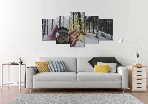 Trust God He is Trustworthy Wall Art Canvas Print