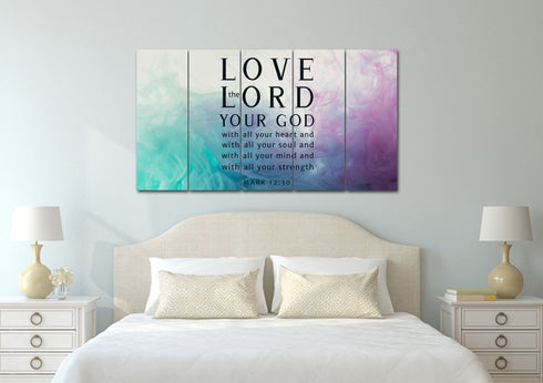 Vapor #9 Love the Lord your God Wall Art