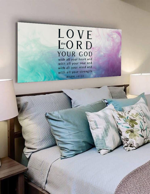 Vapor #9 Love the Lord your God Wall Art