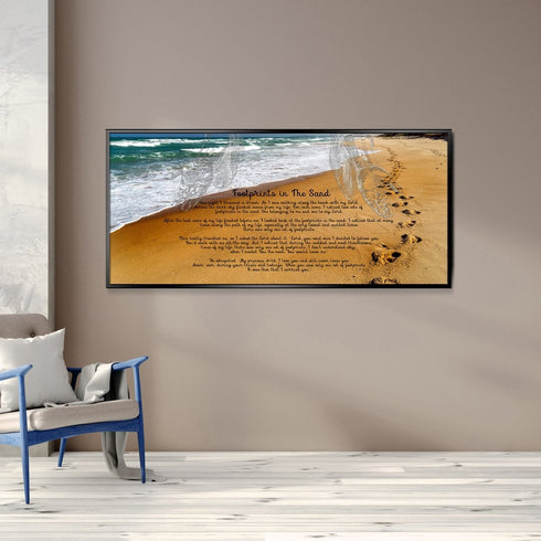 Visible Hands #1 Footprints in the Sand Wall Art & Decor