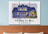 Watercolored House Portrait - Personalized Canvas #7