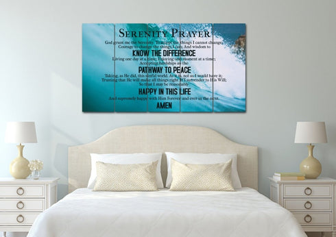 Waves #17 Serenity Prayer Wall Art