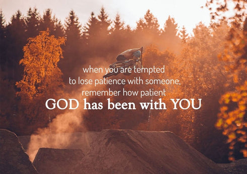 When you are tempted to lose patience with someone Canvas Wall Art Print