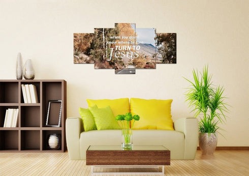 When you don't know where to turn Canvas Wall Art Print