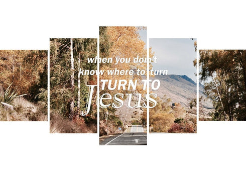 When you don't know where to turn Canvas Wall Art Print