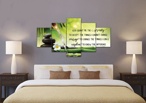 Zen Serenity Prayer #14 & Serenity Prayer Wall Art