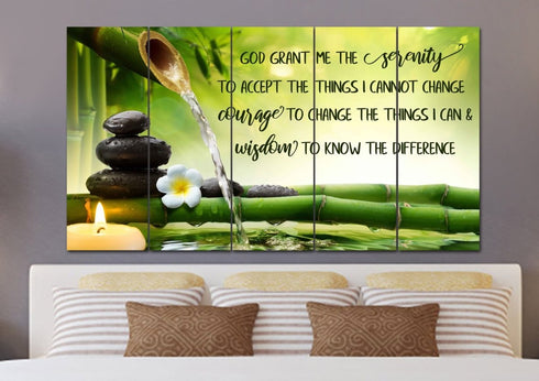 Zen Serenity Prayer #14 & Serenity Prayer Wall Art