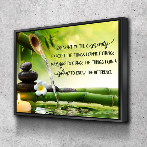 Zen Serenity Prayer #14 & Serenity Prayer Wall Art