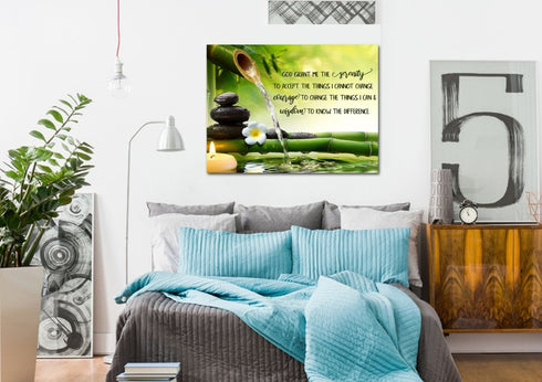 Zen Serenity Prayer #14 & Serenity Prayer Wall Art