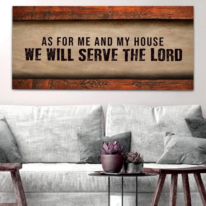 Boards #11 As for Me and My House We Will Serve the Lord Sign ...