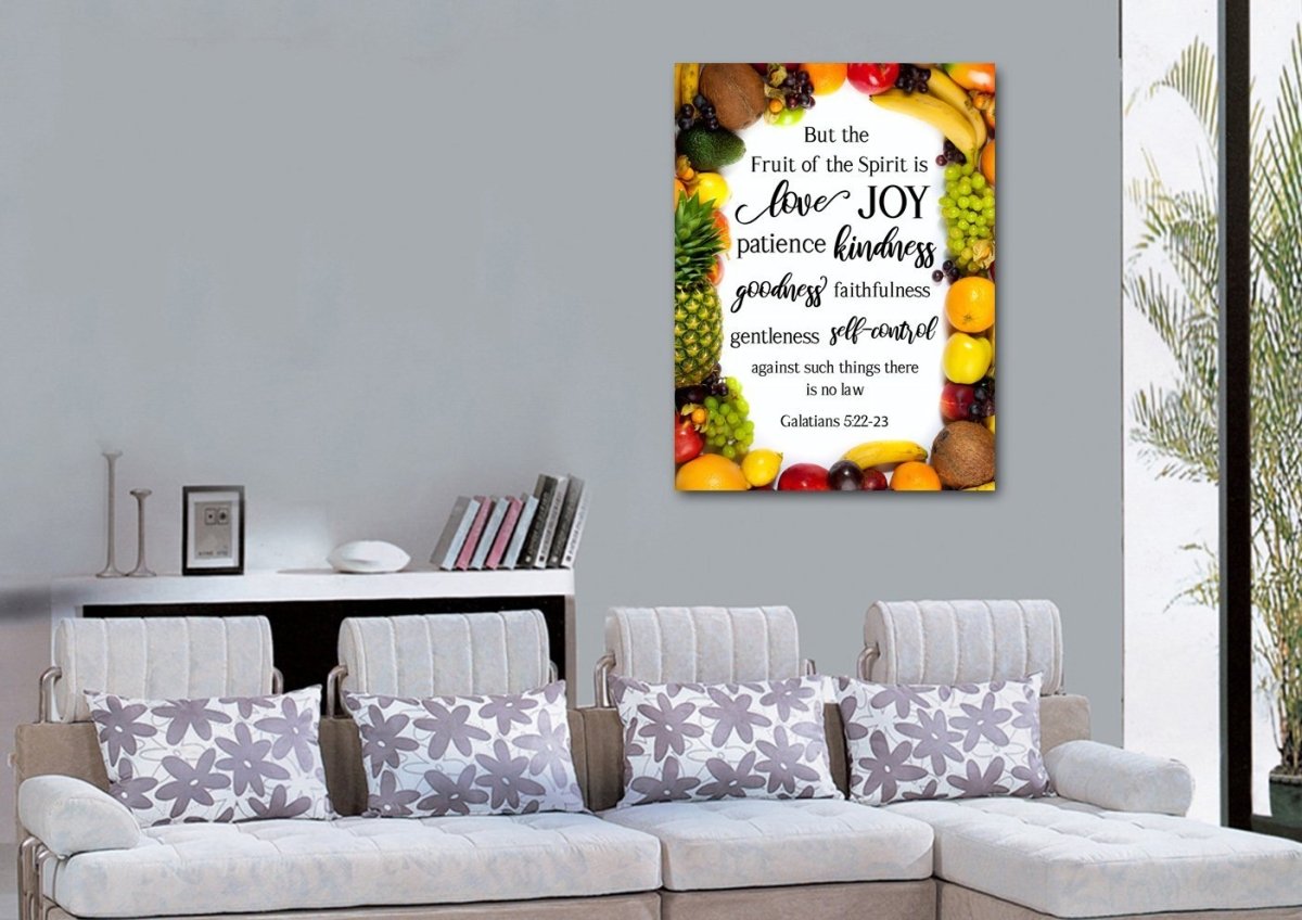 Buy Fruit of the Spirit Wall Art Galatians 5:22 Canvas Here – Christian ...