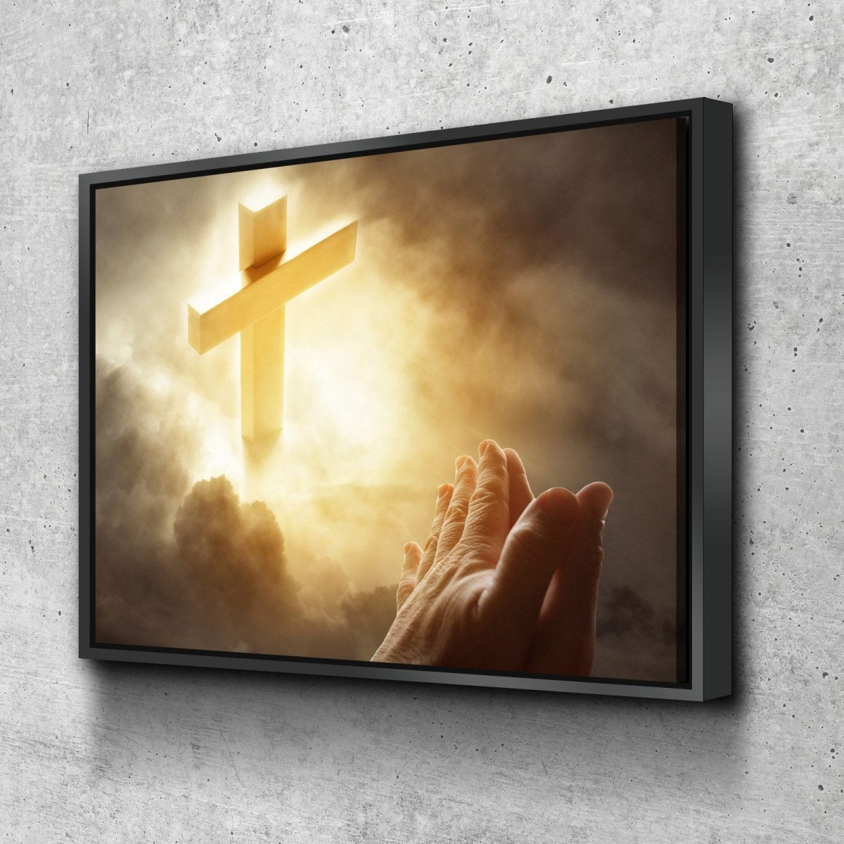 God Answers Prayers #25 Canvas Wall Art Print – Christian Walls