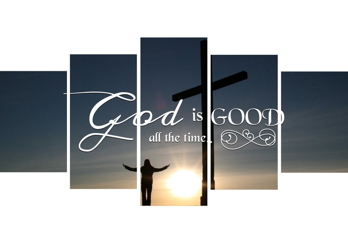 God is Good Wall Art Canvas Print (Best Pricing) – Christian Walls