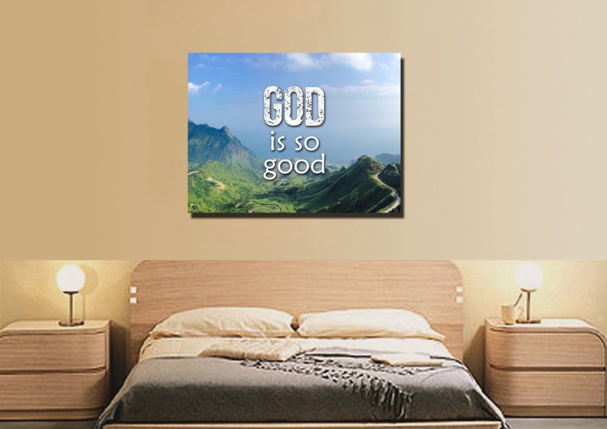 God is Good Wall Art Canvas Print – Christian Walls