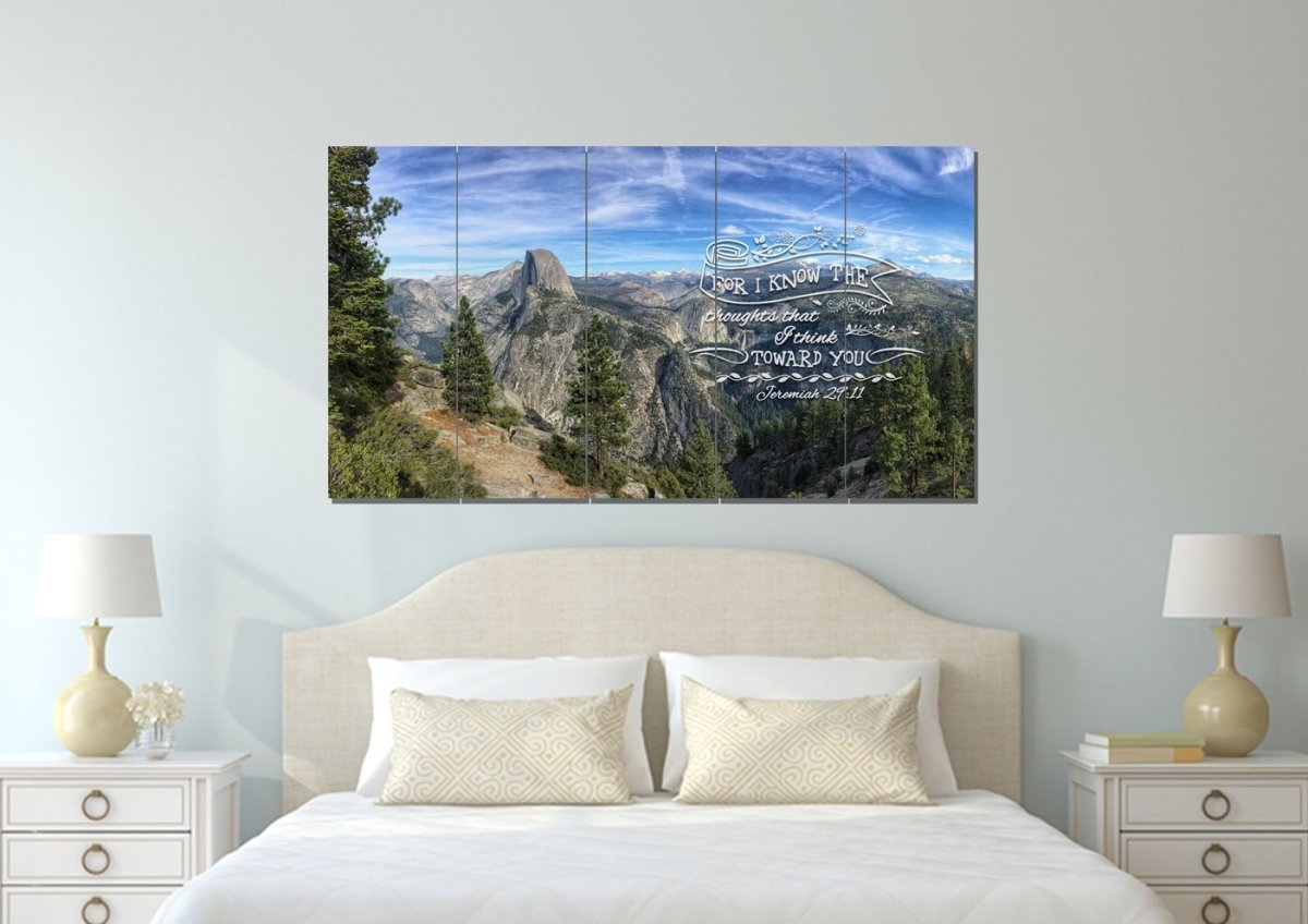 Jeremiah 29:11 KJV #2 Bible Verse Canvas Wall Art – Christian Walls
