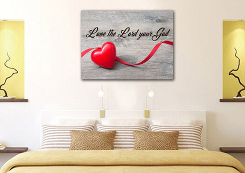 The Ribbon #2 Love the Lord your God Wall Art – Christian Walls