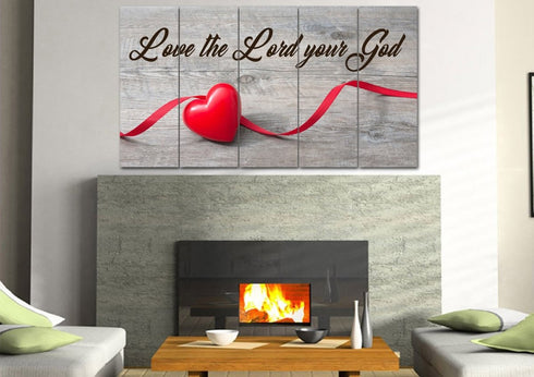 The Ribbon #2 Love the Lord your God Wall Art – Christian Walls